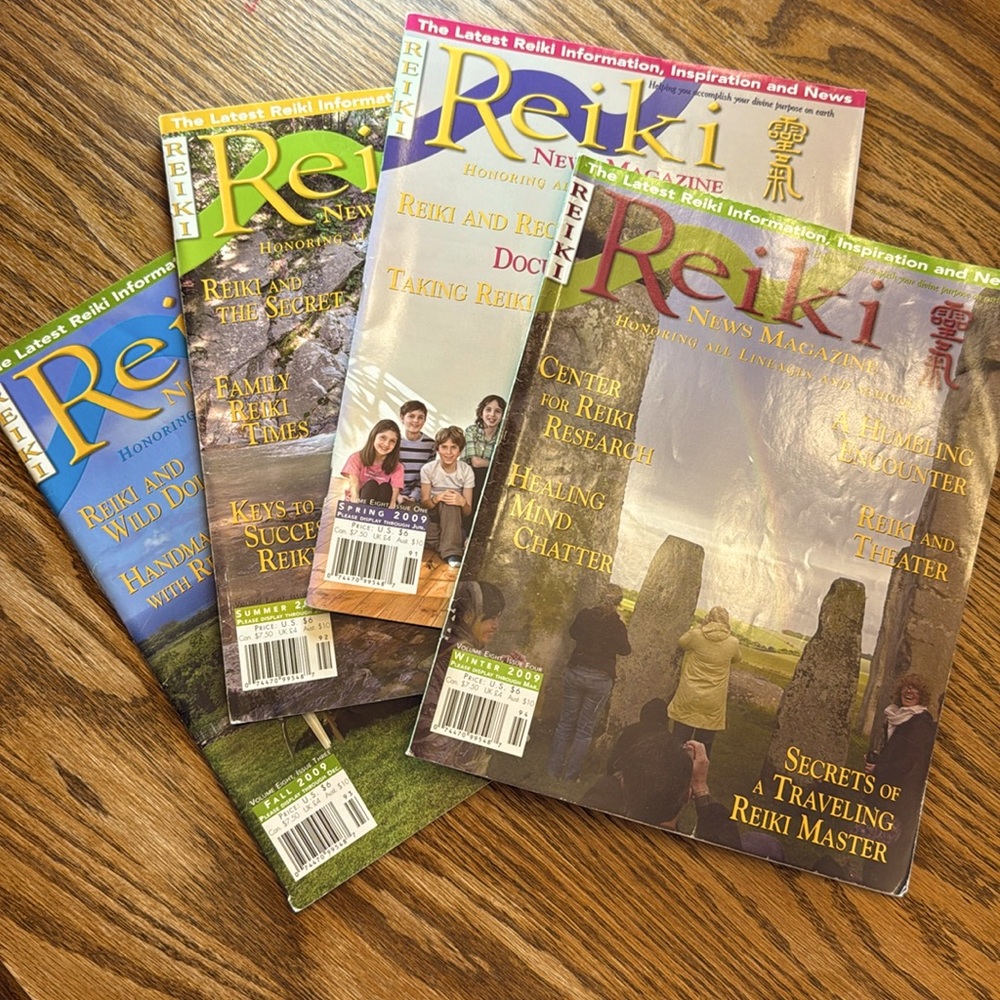 REIKI 2009 “Reiki News Magazine” Winter, Spring, Summer & Fall editions